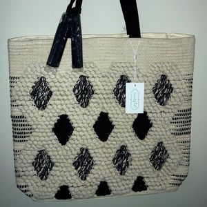 Mud Pie Handloom Tote Bag